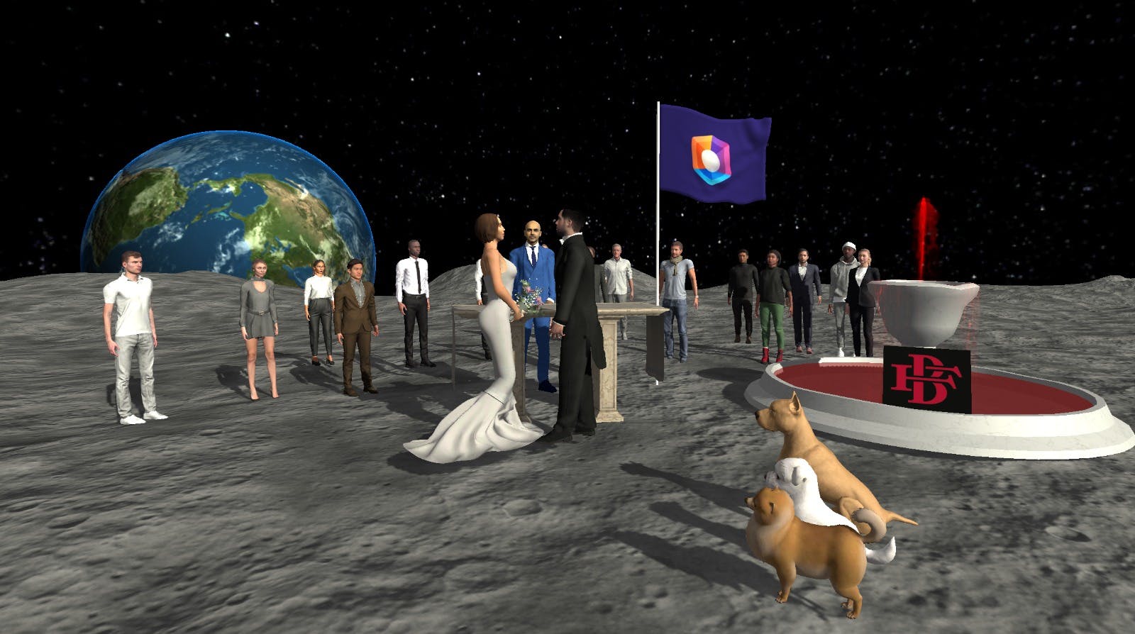 Kevin-Prince Boateng se marie sur la lune