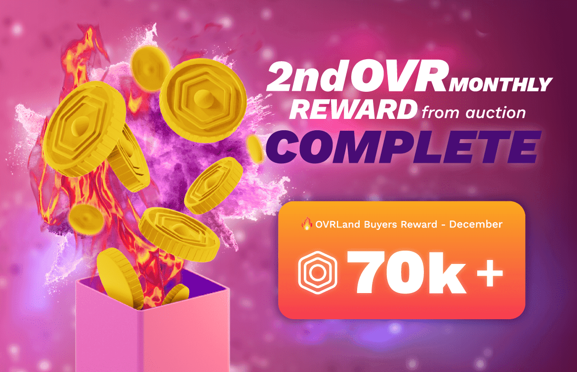 OVR Rewards Lucky December OVRLand Buyers.